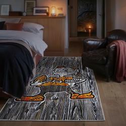 nfl cleveland browns area rug non slip football carpet home decor gift idea for fans bedroom clb107