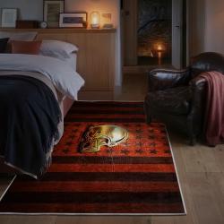nfl cleveland browns area rug non slip football carpet home decor gift idea for fans bedroom clb129