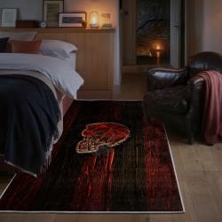 nfl cleveland browns area rug non slip football carpet home decor gift idea for fans bedroom clb144