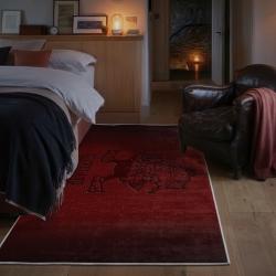 nfl cleveland browns area rug non slip football carpet home decor gift idea for fans bedroom clb147