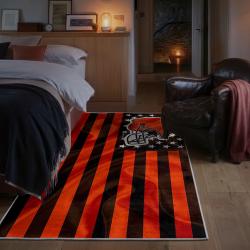 nfl cleveland browns area rug non slip football carpet home decor gift idea for fans bedroom clb183