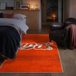 nfl cleveland browns area rug non slip football carpet home decor gift idea for fans bedroom clb51