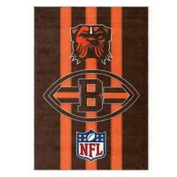 nfl cleveland browns area rug non slip football carpet home decor gift idea for fans clb100