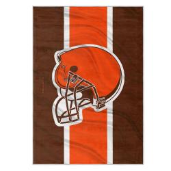 nfl cleveland browns area rug non slip football carpet home decor gift idea for fans clb110