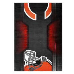 nfl cleveland browns area rug non slip football carpet home decor gift idea for fans clb115