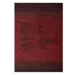 nfl cleveland browns area rug non slip football carpet home decor gift idea for fans clb121