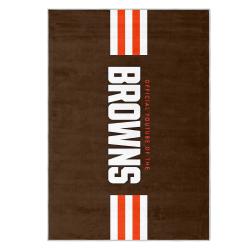 nfl cleveland browns area rug non slip football carpet home decor gift idea for fans clb123