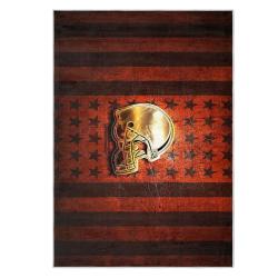 nfl cleveland browns area rug non slip football carpet home decor gift idea for fans clb129