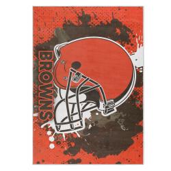 nfl cleveland browns area rug non slip football carpet home decor gift idea for fans clb131