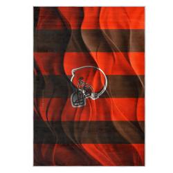 nfl cleveland browns area rug non slip football carpet home decor gift idea for fans clb137