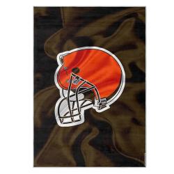 nfl cleveland browns area rug non slip football carpet home decor gift idea for fans clb141