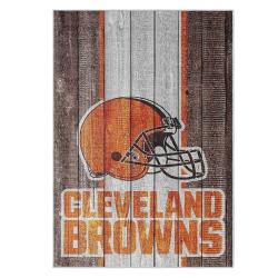 nfl cleveland browns area rug non slip football carpet home decor gift idea for fans clb145
