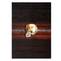 nfl cleveland browns area rug non slip football carpet home decor gift idea for fans clb156
