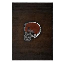 nfl cleveland browns area rug non slip football carpet home decor gift idea for fans clb157