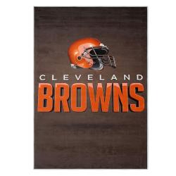 nfl cleveland browns area rug non slip football carpet home decor gift idea for fans clb160