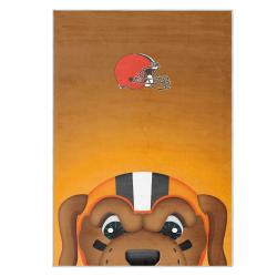 nfl cleveland browns area rug non slip football carpet home decor gift idea for fans clb161