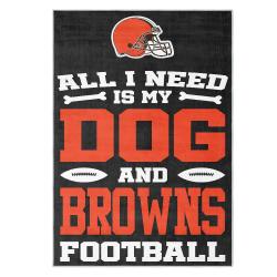 nfl cleveland browns area rug non slip football carpet home decor gift idea for fans clb166
