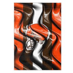 nfl cleveland browns area rug non slip football carpet home decor gift idea for fans clb168