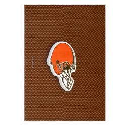 nfl cleveland browns area rug non slip football carpet home decor gift idea for fans clb171