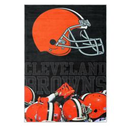 nfl cleveland browns area rug non slip football carpet home decor gift idea for fans clb173