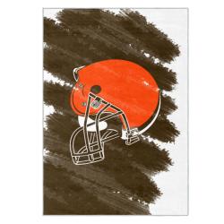 nfl cleveland browns area rug non slip football carpet home decor gift idea for fans clb174