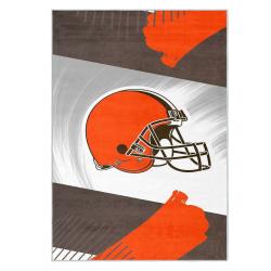 nfl cleveland browns area rug non slip football carpet home decor gift idea for fans clb176