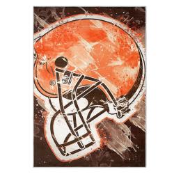 nfl cleveland browns area rug non slip football carpet home decor gift idea for fans clb178