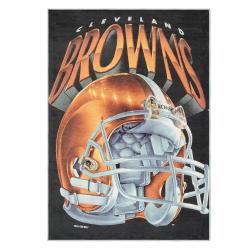 nfl cleveland browns area rug non slip football carpet home decor gift idea for fans clb187