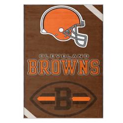 nfl cleveland browns area rug non slip football carpet home decor gift idea for fans clb188