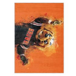 nfl cleveland browns area rug non slip football carpet home decor gift idea for fans clb190
