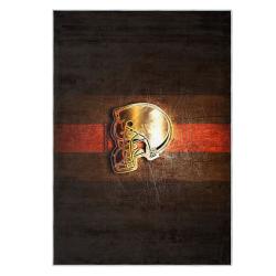 nfl cleveland browns area rug non slip football carpet home decor gift idea for fans clb195