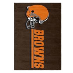 nfl cleveland browns area rug non slip football carpet home decor gift idea for fans clb199