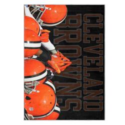 nfl cleveland browns area rug non slip football carpet home decor gift idea for fans clb202