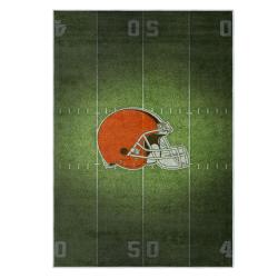 nfl cleveland browns area rug non slip football carpet home decor gift idea for fans clb203