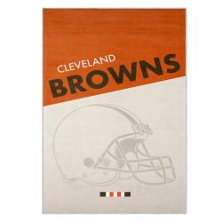 nfl cleveland browns area rug non slip football carpet home decor gift idea for fans clb55