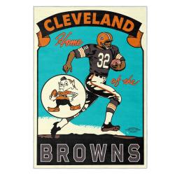 nfl cleveland browns area rug non slip football carpet home decor gift idea for fans clb58