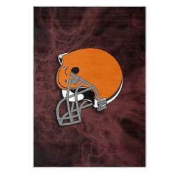 nfl cleveland browns area rug non slip football carpet home decor gift idea for fans clb60