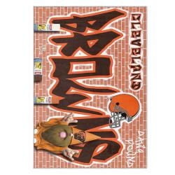 nfl cleveland browns area rug non slip football carpet home decor gift idea for fans clb64