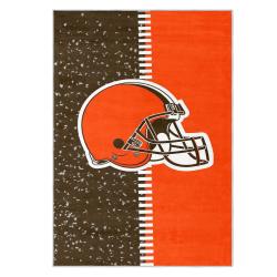 nfl cleveland browns area rug non slip football carpet home decor gift idea for fans clb67