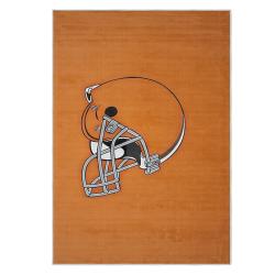 nfl cleveland browns area rug non slip football carpet home decor gift idea for fans clb71