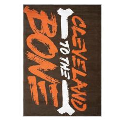 nfl cleveland browns area rug non slip football carpet home decor gift idea for fans clb76