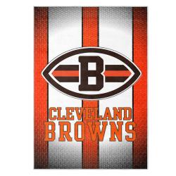 nfl cleveland browns area rug non slip football carpet home decor gift idea for fans clb79