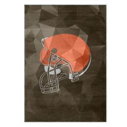 nfl cleveland browns area rug non slip football carpet home decor gift idea for fans clb80