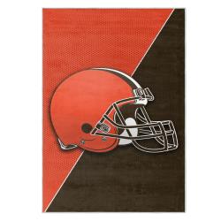 nfl cleveland browns area rug non slip football carpet home decor gift idea for fans clb84