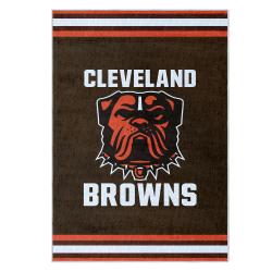 nfl cleveland browns area rug non slip football carpet home decor gift idea for fans clb85