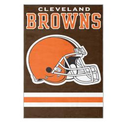 nfl cleveland browns area rug non slip football carpet home decor gift idea for fans clb95