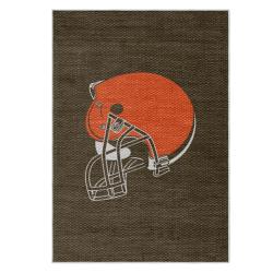 nfl cleveland browns area rug non slip football carpet home decor gift idea for fans clb99
