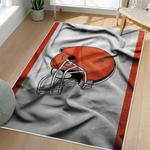 nfl cleveland browns area rug non slip football carpet home decor gift idea for fans living room clb104
