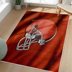 nfl cleveland browns area rug non slip football carpet home decor gift idea for fans living room clb122
