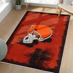 nfl cleveland browns area rug non slip football carpet home decor gift idea for fans living room clb132